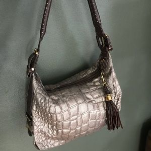 Metallic Cotton Hobo